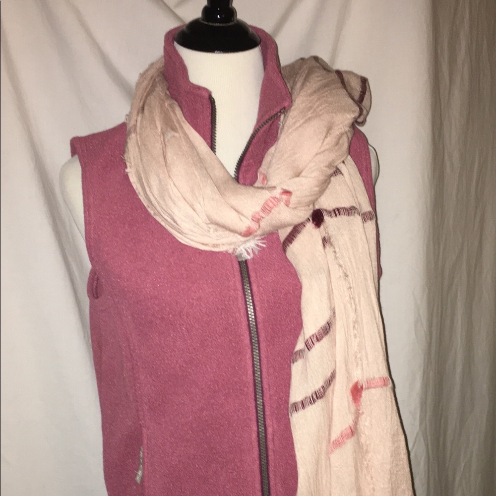 Cabela’s plush raspberry vest.